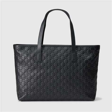 gucci black tote large|Gucci Tote Bags for Women .